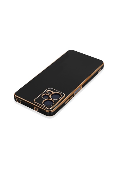 Xiaomi Poco X5 5g Kılıf Volet Luxury Seri Kamera Korumalı Silikon Kapak Siyah