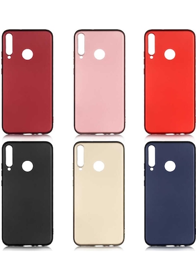 Lexroo Huawei P40 Lite E Kılıf Premier Silikon Kılıf - Kırmızı