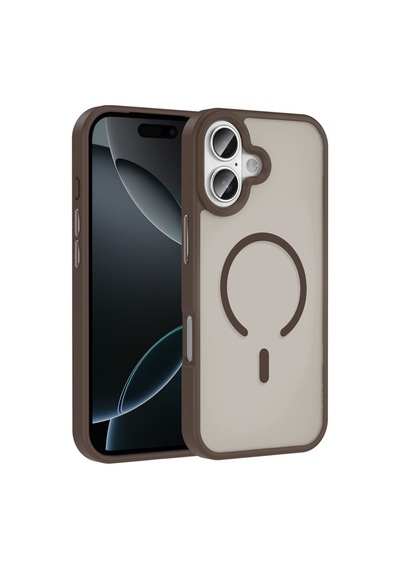 Teleplus Apple Uyumlu iPhone 17 Kılıf M-safe Şarj Özellikli Mat Arka Yüzey Sio Kapak