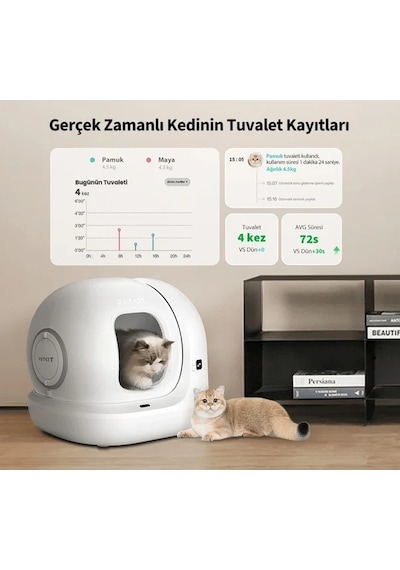 Petkit Pura Max 2 Akıllı Kedi Tuvaleti