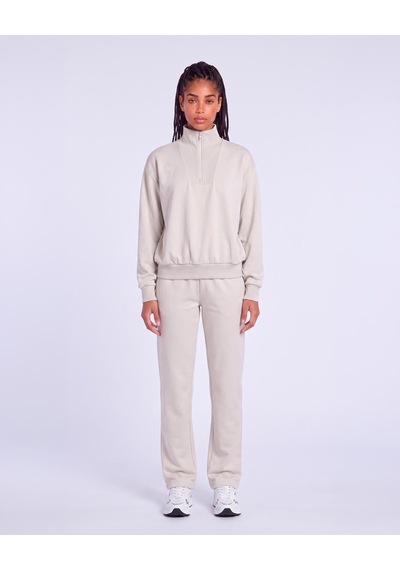 Kappa İleria Tur Kadın Bej Oversize Sweatshirt