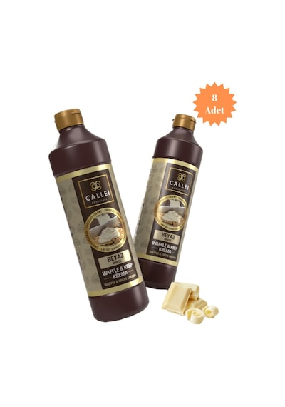 Callei Beyaz Waffle & Krep Sosu 8 Adet
