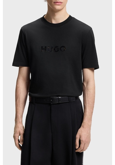 Hugo Erkek T Shirt 50557437 001 Siyah