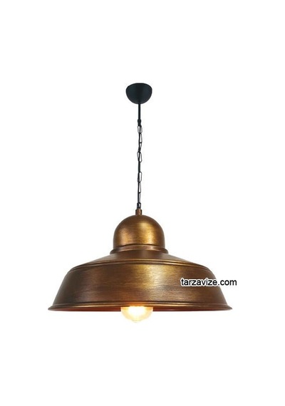 Tarzavize Trt57 Dekoratif Eskitme Tekli Retro Modern Sarkıt Avize Eskitme