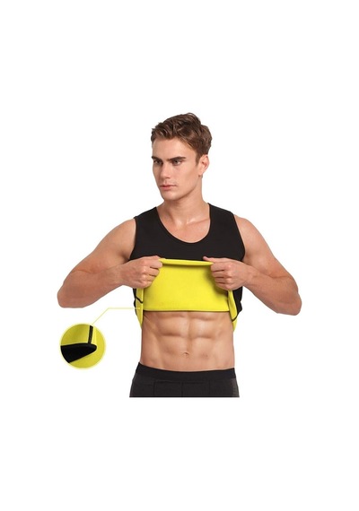 Multiflexpro Erkek Termal Atlet Sauna Terletici Spor Siyah