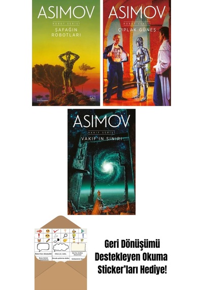 Şafağın Robotları Robot Serisi 3. Kitap + Çıplak Güneş Robot Serisi 2. Kitap + Vakıf In Sınırı Vakıf Serisi 4. Kitap