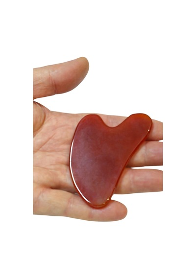 Karnelyan Akik Gua Sha Yüz Yogası, Masaj Taşı 526-2