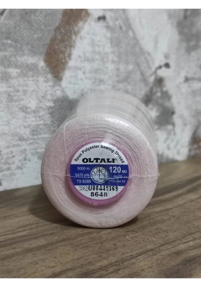 %100 Polyester 120 Numara Dikiş Ipliği 5000 Mt 8648