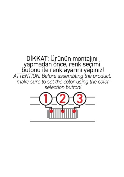 Ack 6w Cct Led Spot 3 Renk Ayarı Mobil Spot Beyaz