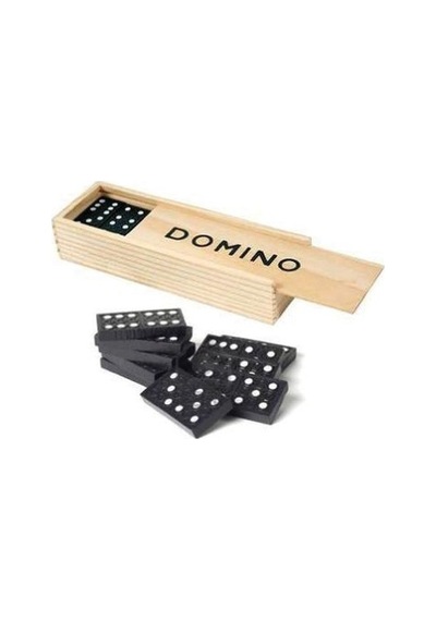 Focus Domino Ahşap Kutulu 28 Taşlı