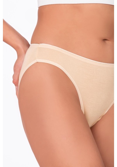 Kadın Viskon Slip Ten Kompedan K23926 Ten