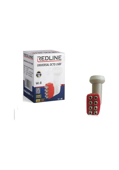 Redline 8 Çıkışlı Sekizli Elembi Lnb Full Hd 4k Uyumlu-0.1db