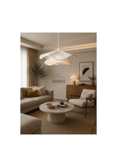 Sarkıt Avize Lotus Ekru - Ekru Ekru
