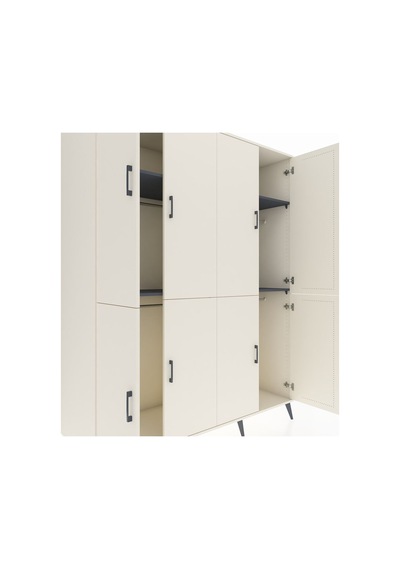 Kronos Gardrop 4 Raflı 8 Kapaklı 4 Askılı 176x59x221 Aytaşı-aytaşı/antrasit Beyaz Kronos Gardrop 4 Raflı 8 Kapaklı 4 Askılı 176x59x221 Aytaşı-aytaşı/antrasit Beyaz