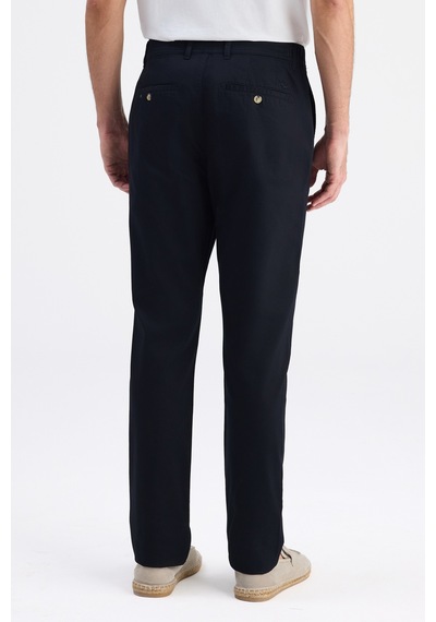 D's Damat Ds Damat Relaxed Fit Pilesiz Siyah Gabardin Chino Pantolon 6hcc3ı303777m 001