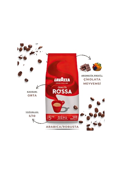 Lavazza Qualıta Rossa Çekirdek Kahve 2 x 1 KG