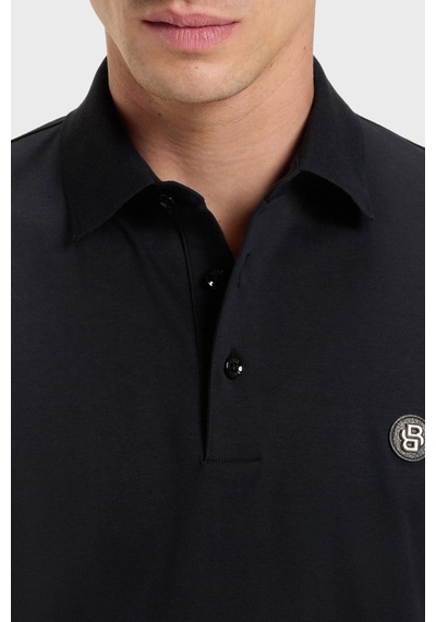Boss Erkek Polo Yaka Sweat 50523917 406 Lacivert Lacivert