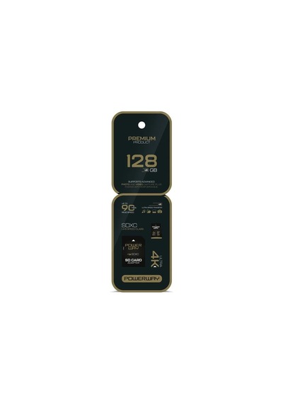 Shc4200 Powerway 128 Gb 90mb/s Hızlı 4k Destekli Sdxc Hafıza Kartı+ Adaptör