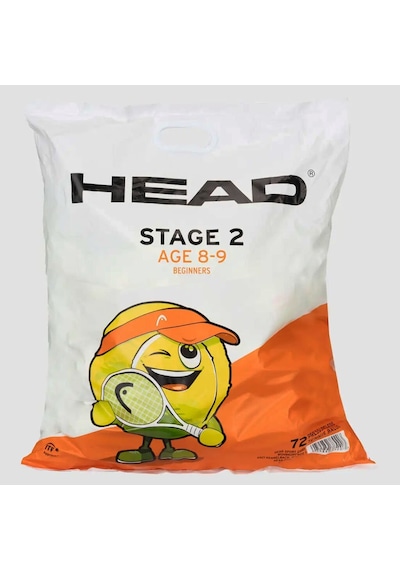 Head Polybag Stage 2 72'li Çocuk Tenis Topu