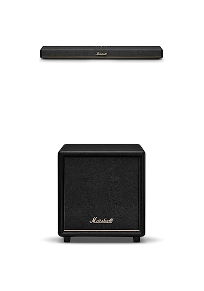 Heston 60 Black Dolby Atmos Soundbar, Wireless Subwoofer