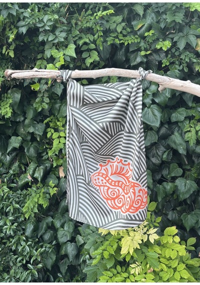 Bandana- Eşarp - Haki Deniz Kabuğu 21