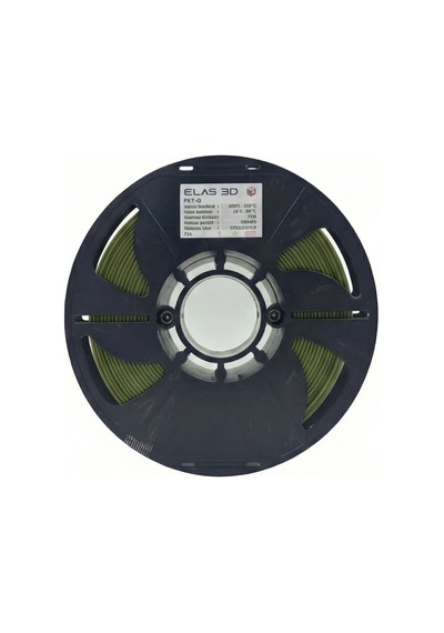 Elas 3d Pet-g Makaralı Filament Haki Yeşil 1.75mm 1kg