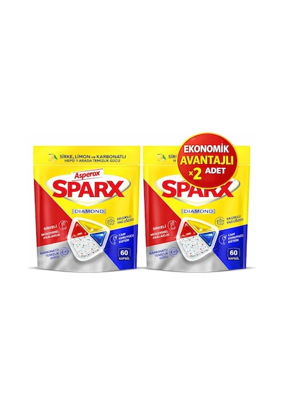 Asperox Bulaşık Makinesi Tableti 60'lı X 2 Adet