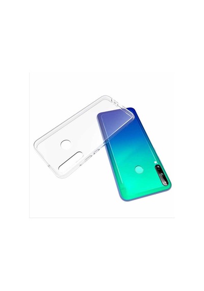 Huawei P40 Lite E Kılıf Zore Şeffaf Ince Ve Esnek Süper Silikon Renksiz