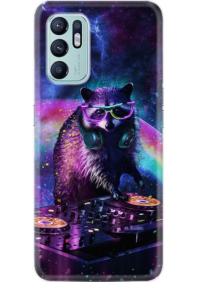 Oppo Reno 6 Kılıf Resimli Desenli Silikon Platinium Series Dj 1848
