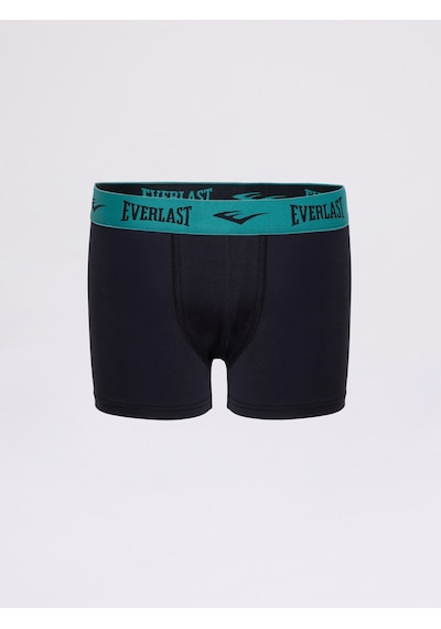 Everlast Renkli Lastik 3'lü Boxer Siyah