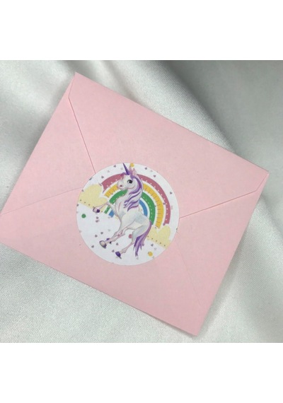 Lexroo Casalinghi Unicorn Sticker 40 Adet 4 Cm 6 x 6 CM