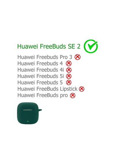 Huawei Freebuds Se 2 İle Uyumlu Kulaklık Kılıf Darbeye Dayanıklı Silikon Yumuşak Koruyucu Toz Ve Kirden Koruyan Huawei Freebuds Se 2 İle Uyumlu Beyaz