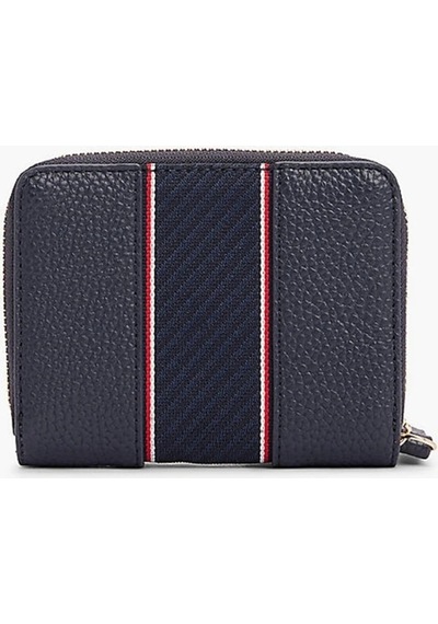 Tommy Hilfiger Monogram Kadın Lacivert Fermuarlı Cüzdan Os Çok Renkli