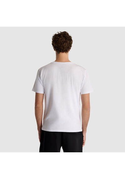 New Balance Erkek T-shirt Mnt1537-wt Beyaz