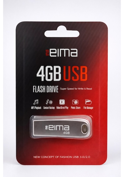 Eıma 4gb Usb Flash Bellek Metal Gövde, Hızlı Veri Transferi