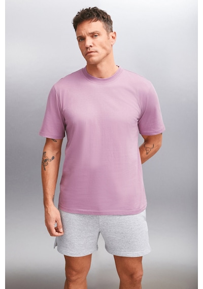 Grimelange Alessandro Erkek 4'lü Organik Pamuk Regular Kalın Dokulu Bisiklet Yaka Pmb/ Gri/ Vzn/ Byz T-shirt