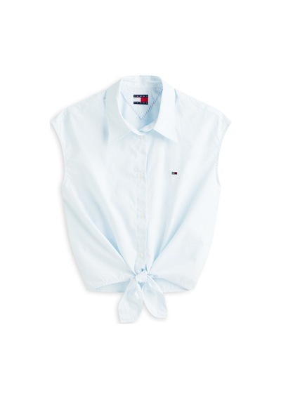 Tommy Jeans Mavi Kadın Gömlek Tjw Tıe Front Poplın Shırt-16166