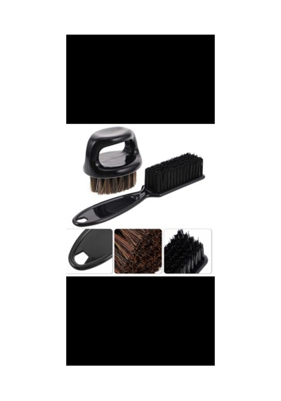 Fade Fırça Ve Silindir Berber Yuvarlak Barber Ense Fırçası Siyah Renk Siyah - 941274251