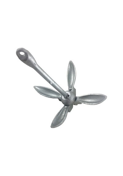 Tekne Çapası, Şemsiye Çapa, Katlanır Model, Galvaniz, 4kg