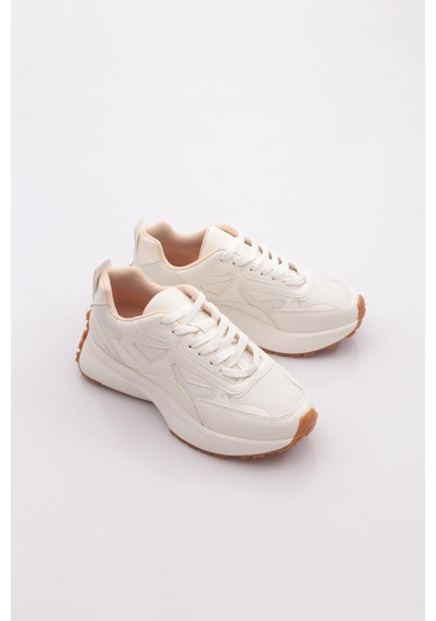 Dgn 83144 Kadin Sneaker Ayakkabi Beyaz