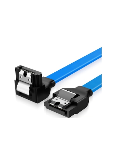 Sata 3.0 Kilitli Hdd Ssd Sata Data Bağlantı Kablo 90 Derece Sata