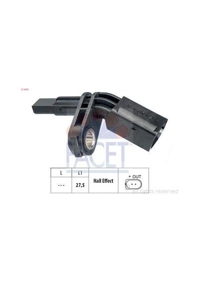 Facet 210007 Abs Sensoru 131413 1kd927803 2501413