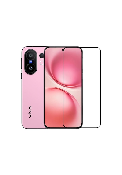 Microcase Vivo X200 Fe Global Global İle Uyumlu Tam Kaplayan Çerçeveli Tempered Ekran Koruyucu -al3276