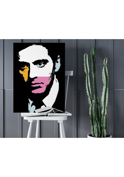 Bk Home Al Pacino Pop Art Tasarımlı Kanvas Tablo 50X70Cm-1
