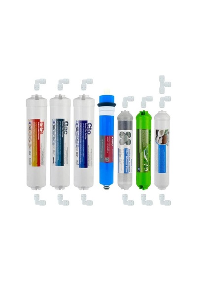 Kapalı Kasa Su Arıtma Cihazı 7 Li Inline Filtresi Seti 11 Aşamalı 525069460