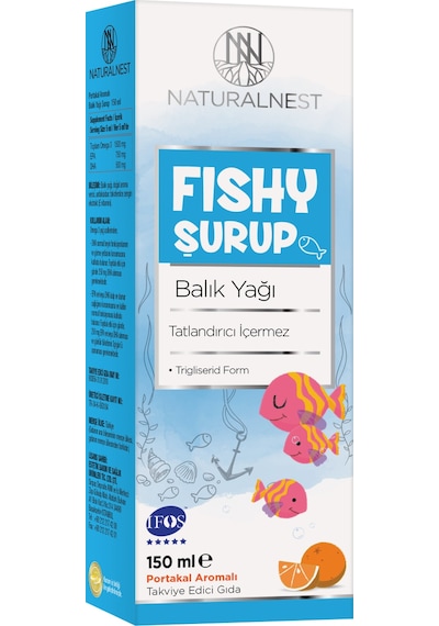 Natural Nest Fishy Balık Yağı Şurubu 150 Ml