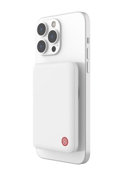 Nillkin NKT21 Magsafe 5000 mAh Taşınabilir Şarj Cihazı Powerbank Beyaz