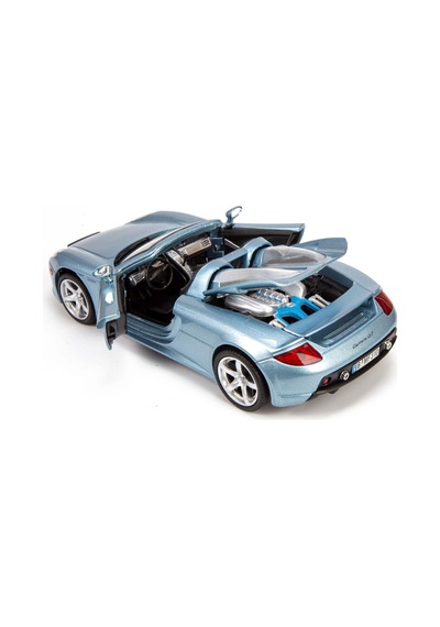1:24 Porsche Carrera Gt Açılabilir Kapılı Metal Diecast Model Araba Çok Renkli