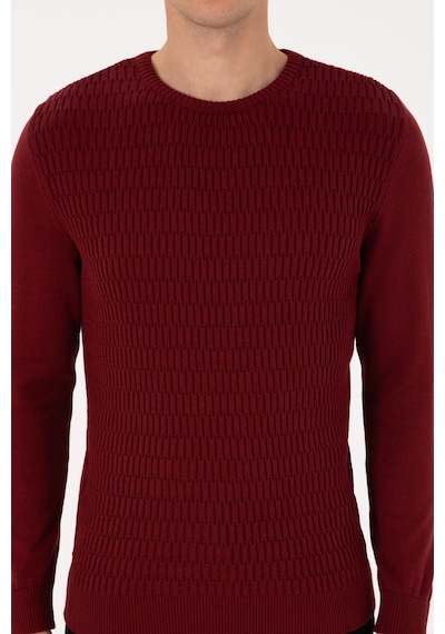 U.S. Polo Assn. Erkek Bordo Kazak 50307827-VR014