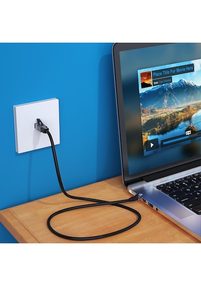 DM WL001 CAT6 UTP 1000Mbps Gigabit Ethernet Kablosu 1 Metre